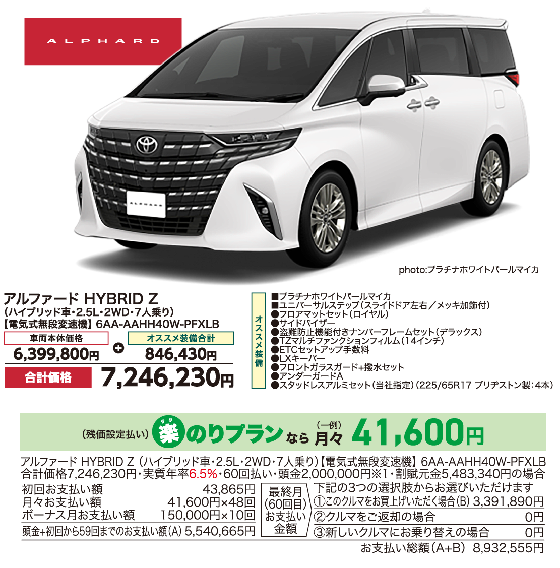 アルファード HYBRID Z